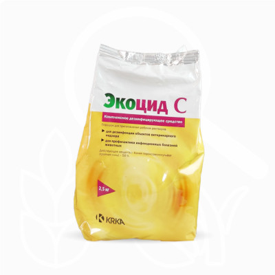 Дезинфектант KRKA Экоцид С порошок, 2.5 кг
