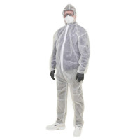 Комбінезон Biko BeSafe PRO 01-04 поліпропіленовий, на блискавці, білий 4ХL