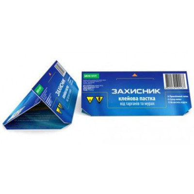 Клеевая ловушка Ukravit Защитник домик, для борьбы с тараканами и муравьями