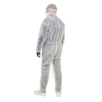 Комбинезон Biko BeSafe PRO 01-04 полипропиленовый, на молнии, белый 4ХL