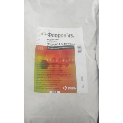 Флорон порошок 4% (флуорфенікол - 40 мг/г), мішок 10 кг, КРКА