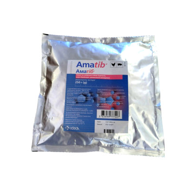 Аматиб, 80% амоксициллин, уп 250 г, КРКА