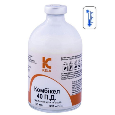 Комбикел 40 Л.А. раствор для инъекций 100 мл Кела (Бельгия)