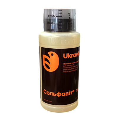 Инсектицид Ukravit Сольфавит для борьбы с насекомыми, 1 л